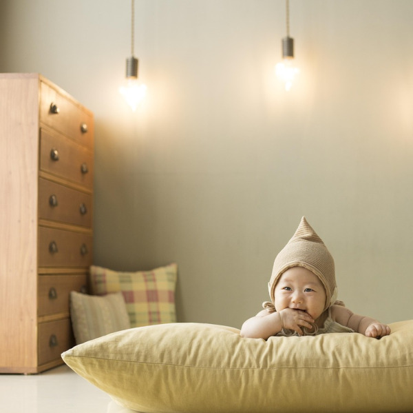 happy customer portrait warm